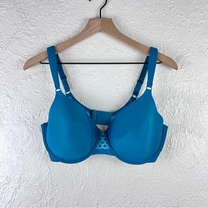 Olga Blue Full Coverage Bra 38D